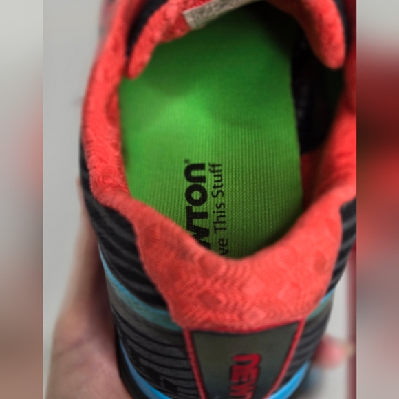 Newton Chicago Running Fusion Special Edition shoes 11.5 black blue red starsh - Picture 12 of 17